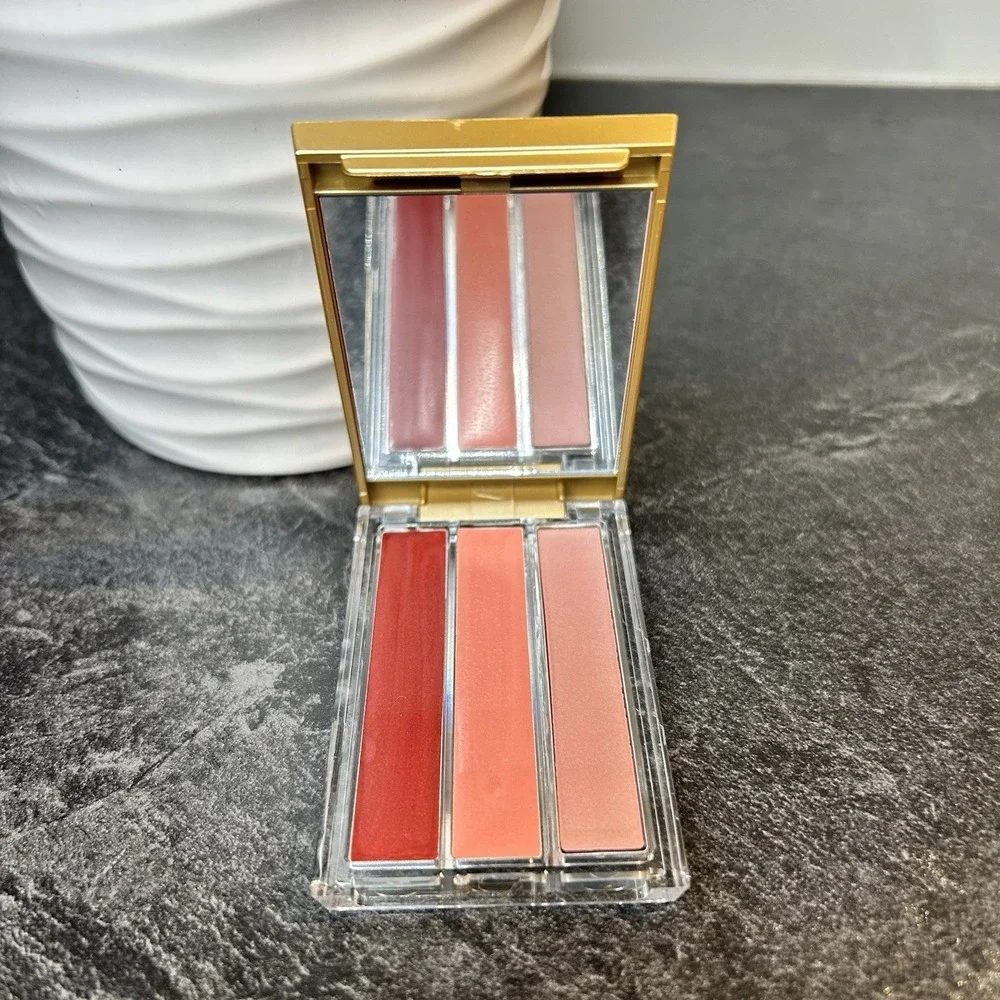 Estee Lauder Pure Color SANGRIA, Crystal‎ Baby Lipstick & PINK SHIMMER Blush